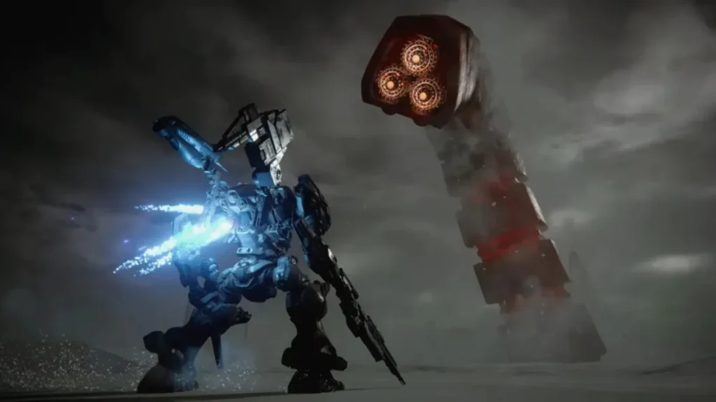 Scene from AC6 - Is Armored Core 6 Crossplay