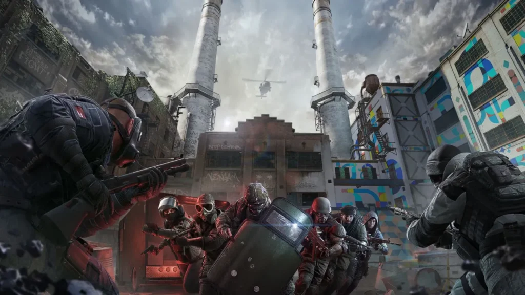 Rainbow Six Siege Operators in Urban Setting with Helicopter - Is Rainbow Six Siege X Crossplay?