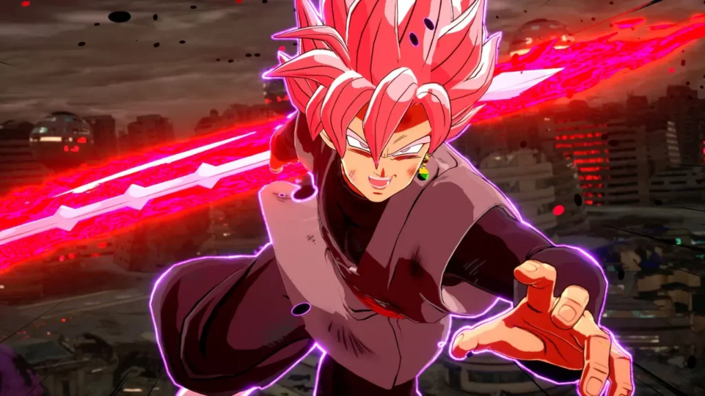 Dragon Ball Character Goku Black in Super Saiyan Rose Form - Is Sparking Zero Crossplay?