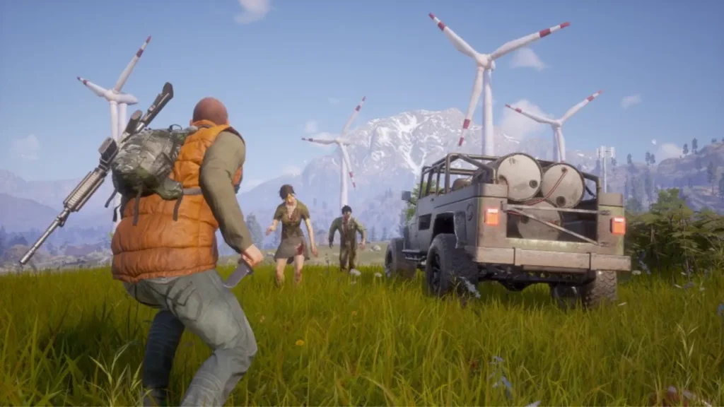 In-Game Screenshot Showing Live Action Scene - Is State of Decay 2 Crossplay?