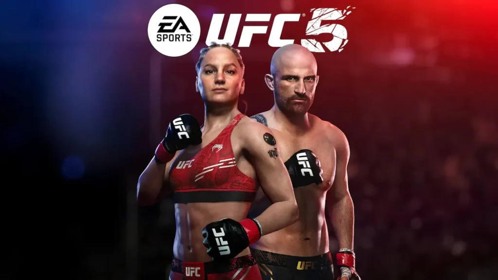 Official Banner of UFC 5 By EA Sports - Is UFC 5 Crossplay?