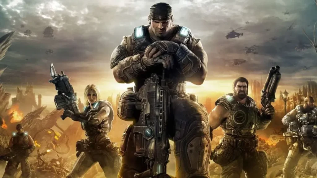 Marcus Fenix And His Team Geared up For Combat in Gears of War Reloaded - Is Gears of War Reloaded Crossplay?