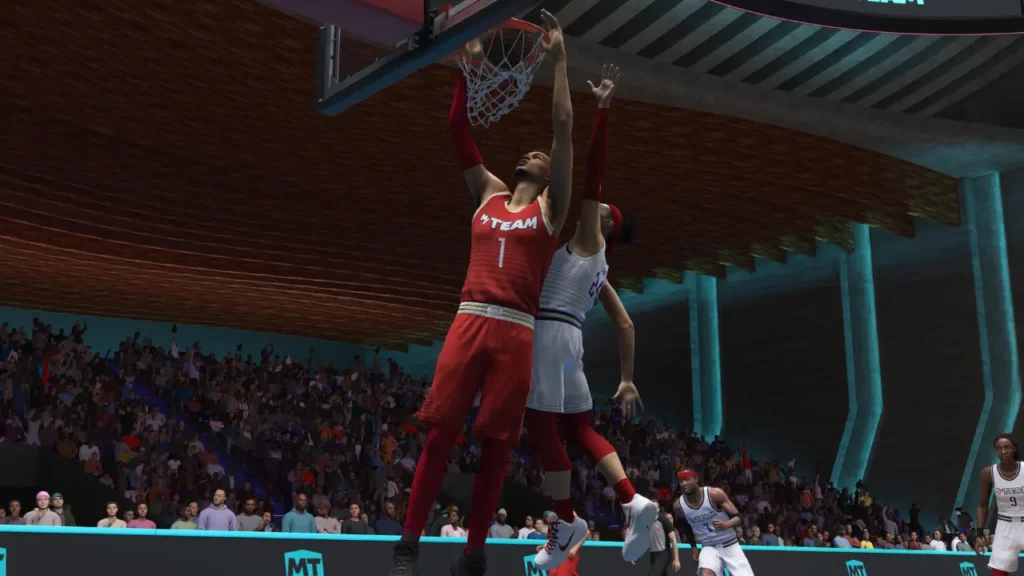 NBA 2K26 Screenshot Featuring Game Being Played on A Court - Is NBA 2K26 Crossplay