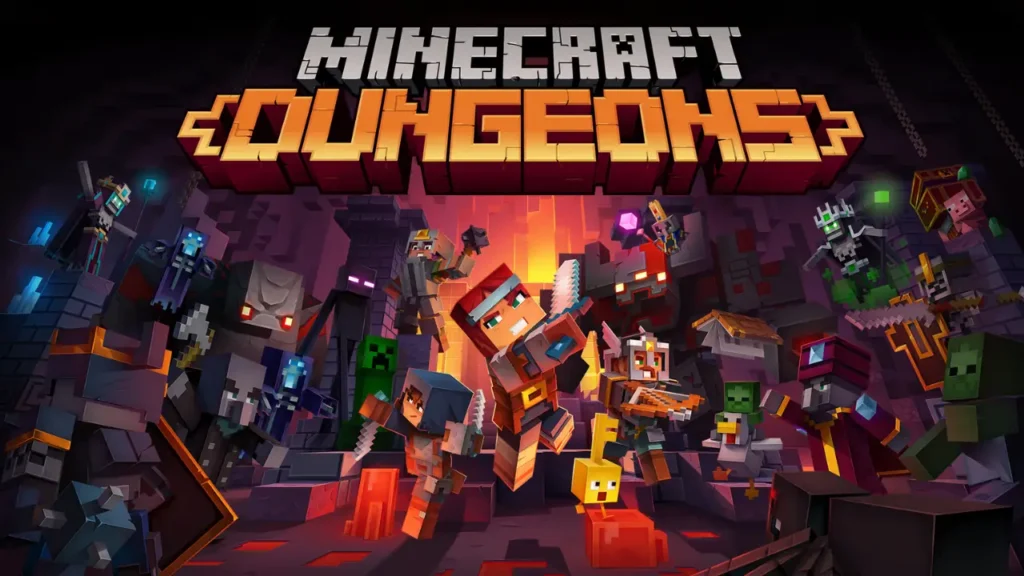 Game Cover - Is Minecraft Dungeons Crossplay?