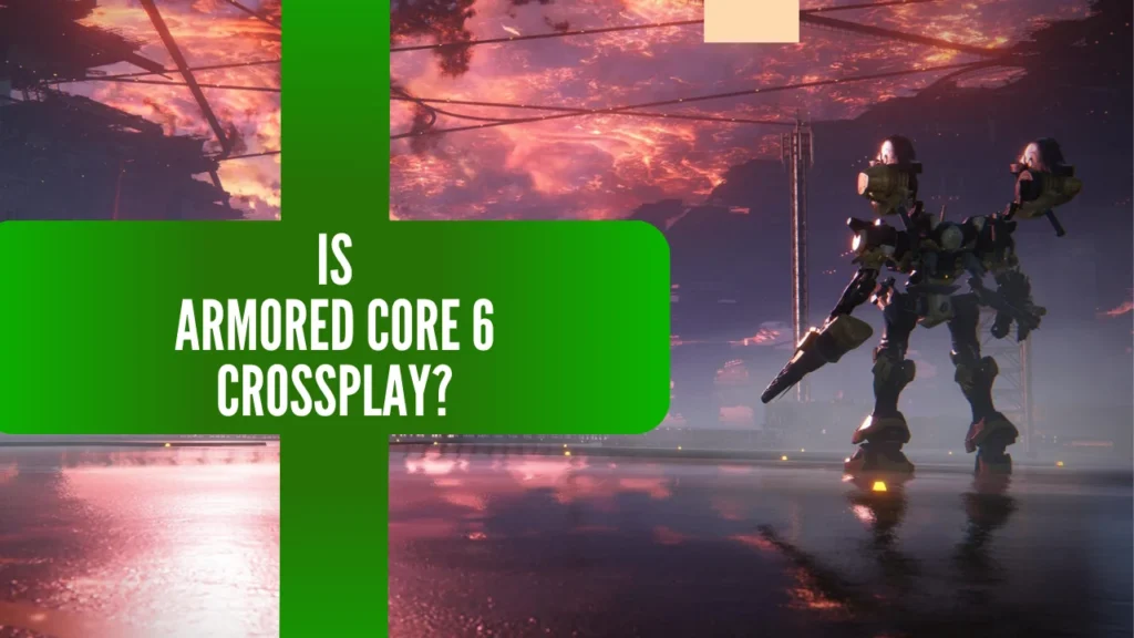 Article Title Pasted on Promotional Banner of AC6 - Is Armored Core 6 Crossplay