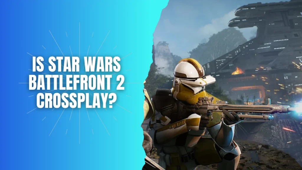 Cutout of Game Promo Banner Next to The Title Text - Is Star Wars Battlefront 2 Crossplay?