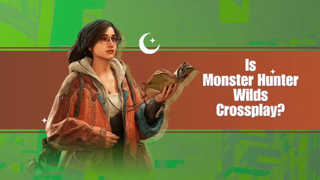 Game Character Alma Next to The Article Title Text - Is Monster Hunter Wilds Crossplay?
