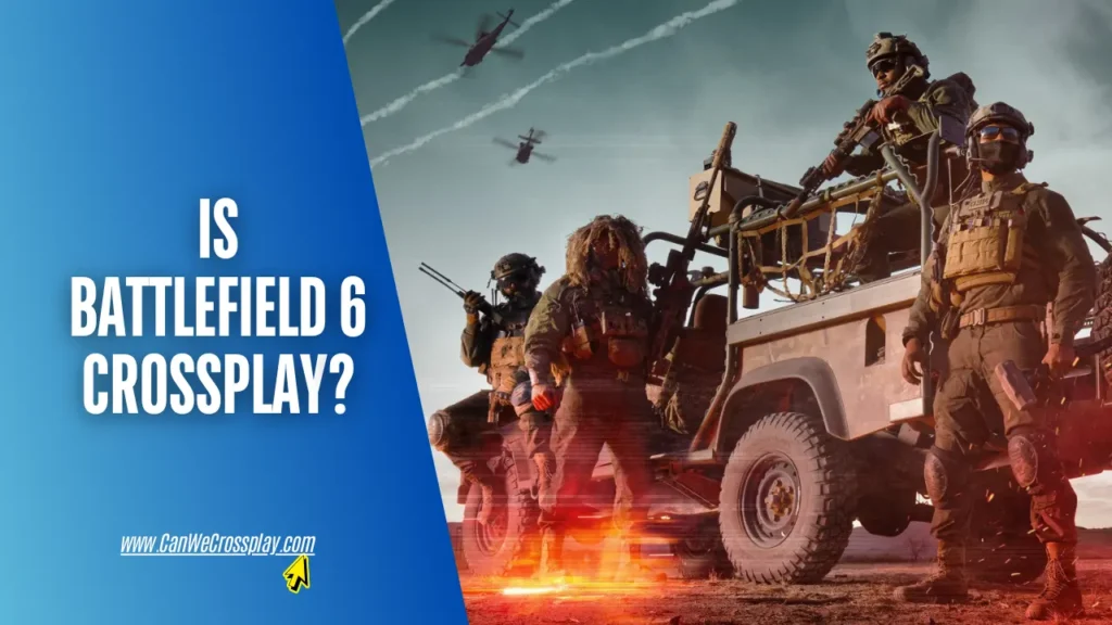 Battlefield 6 Banner with Blog Title Text - Is Battlefield 6 Crossplay?