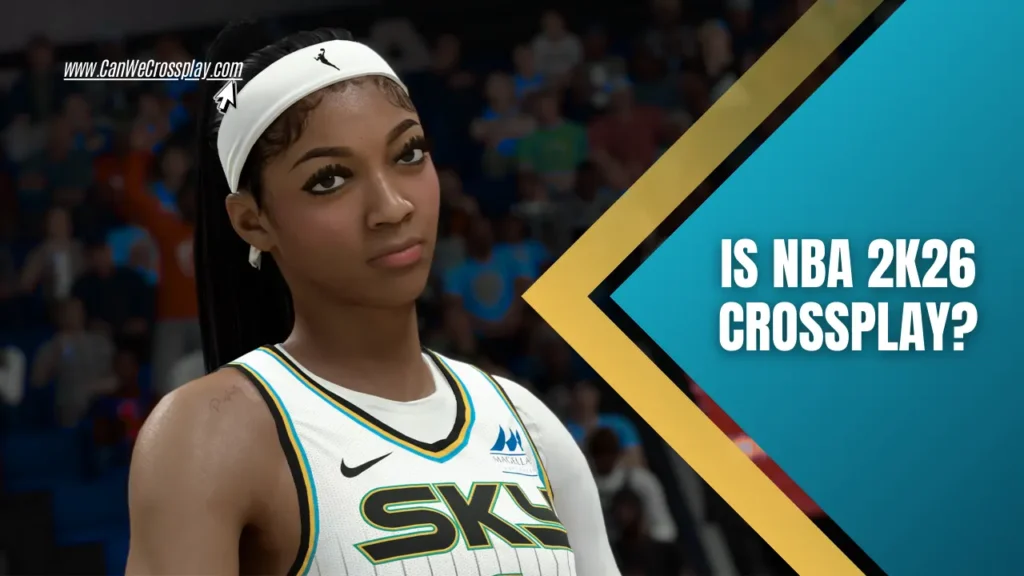NBA 2K26 Female Basketball Player Character Angel With Title Text - Is NBA 2K26 Crossplay