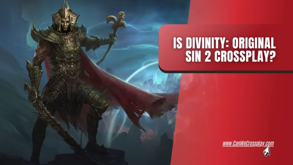 An Armored Character From The Game With The Article Title Text - Is Divinity: Original Sin 2 Crossplay?