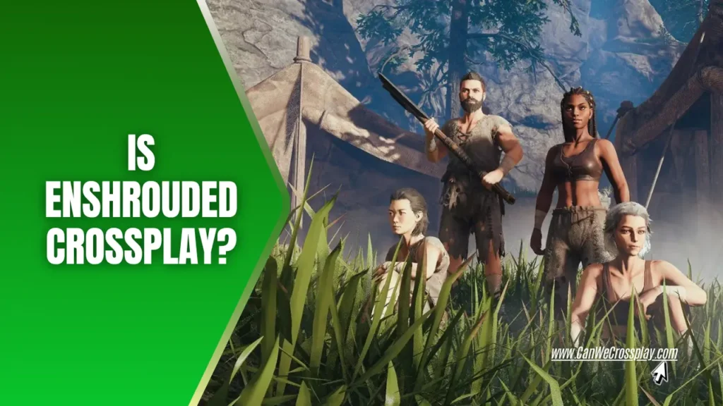 Game Banner With Blog Text - Is Enshrouded Crossplay?