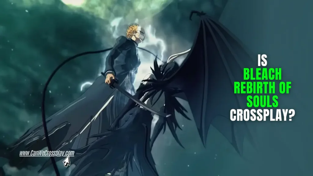 Game Screenshot With Blog Title Text - Is Bleach Rebirth of Souls Crossplay?